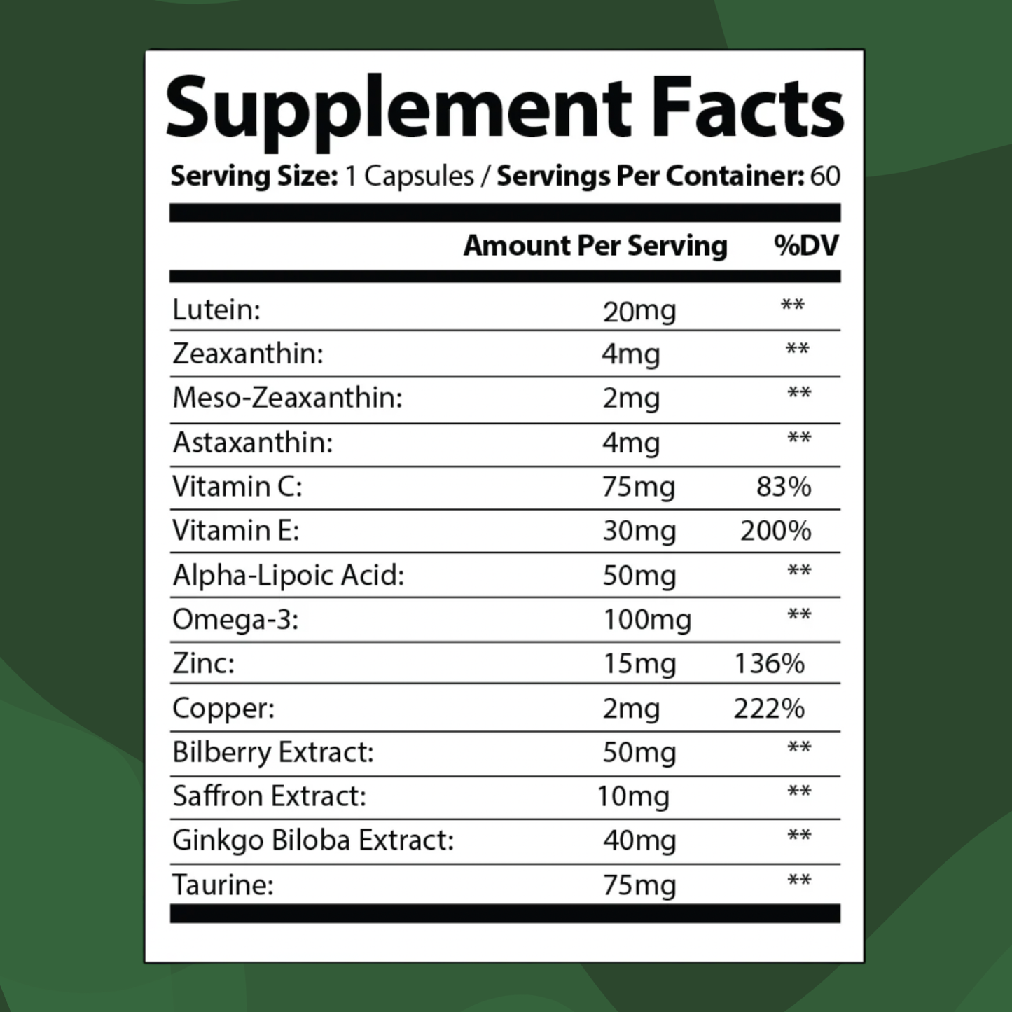 STRSS 14 in 1 Advanced Eye Formula