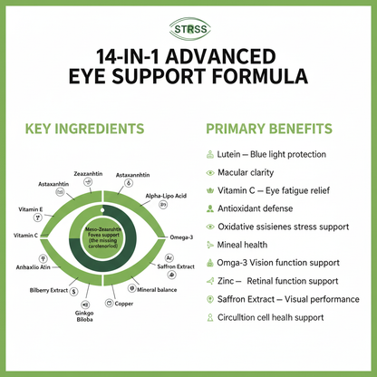 STRSS 14 in 1 Advanced Eye Formula